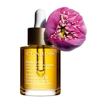 Lotus Face Treatment Oil offers at $74 in Clarins