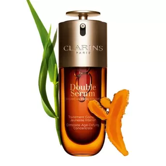 Double Serum Anti Aging + Anti Wrinkle Serum offers at $110 in Clarins