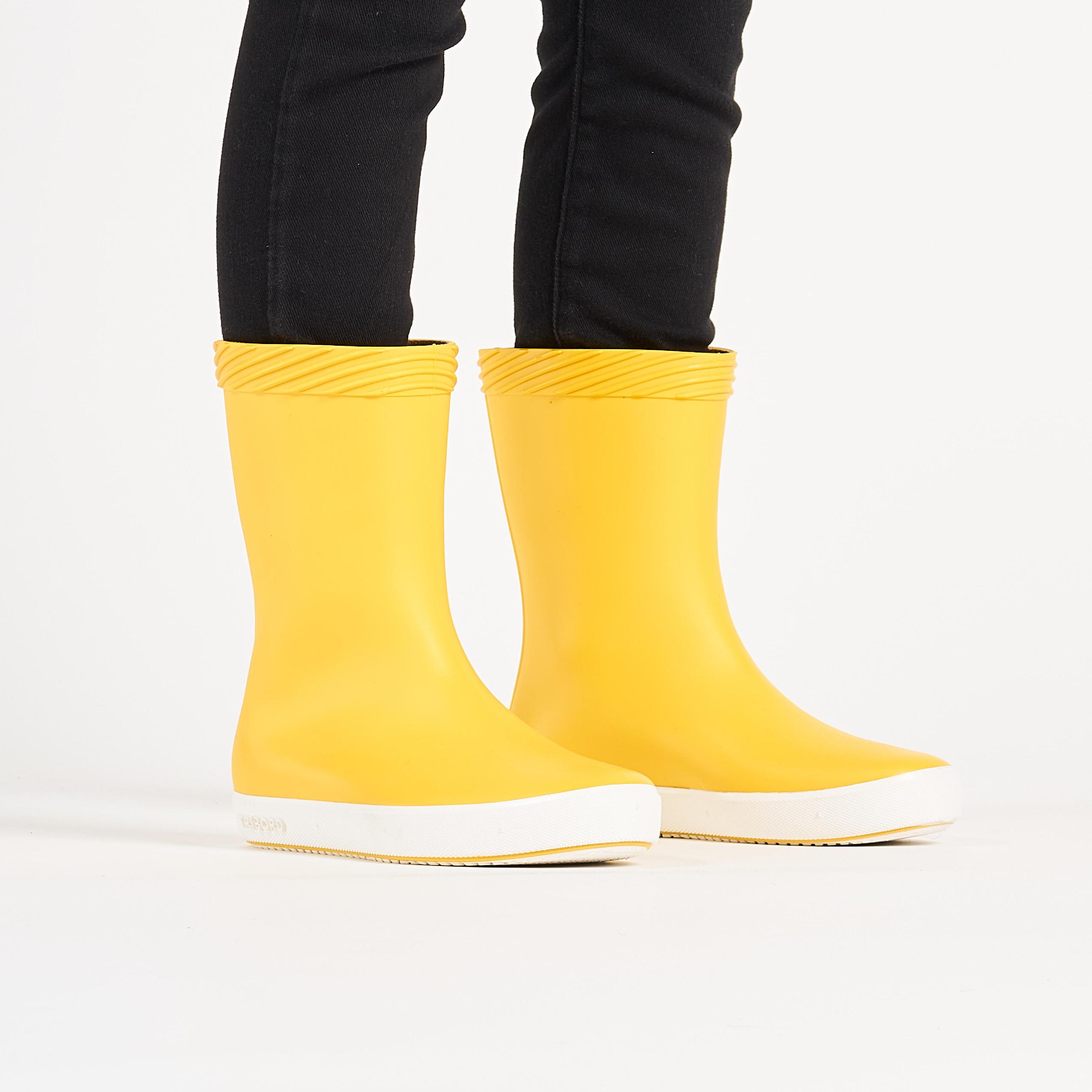 Kids’ Rain Boots - 100 Yellow offers at $20 in Decathlon