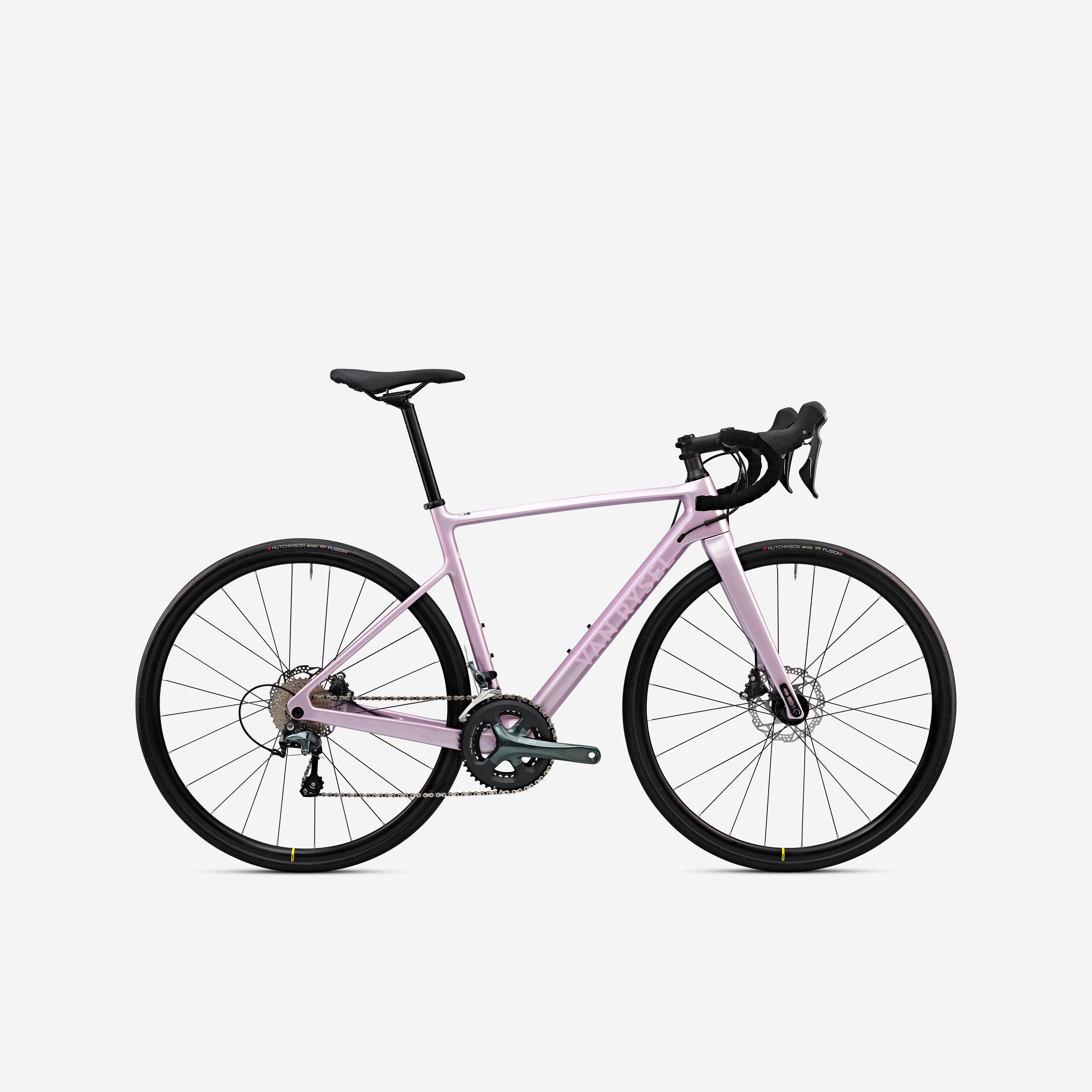 Women's Carbon Frame Road Bike - NCR Tiagra Purple offers at $2300 in Decathlon