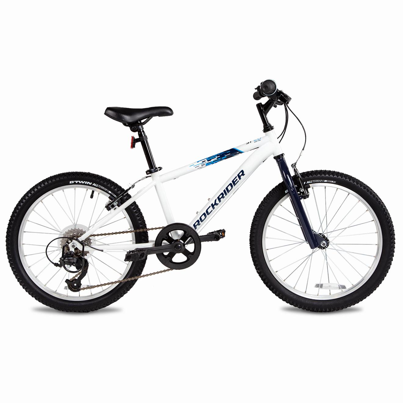 Kids' 6 - 9 Years 20" Mountain Bike 20'' - ST 120 White/Blue offers at $250 in Decathlon