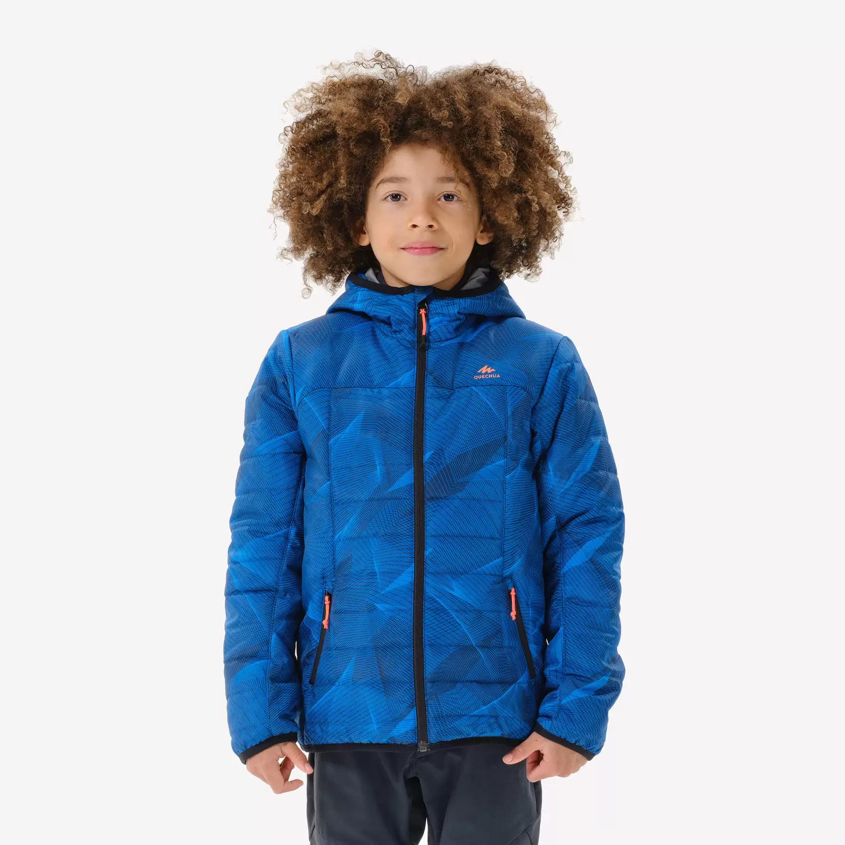 Kids' Padded Winter Jacket - MH 500 Blue offers at $35 in Decathlon