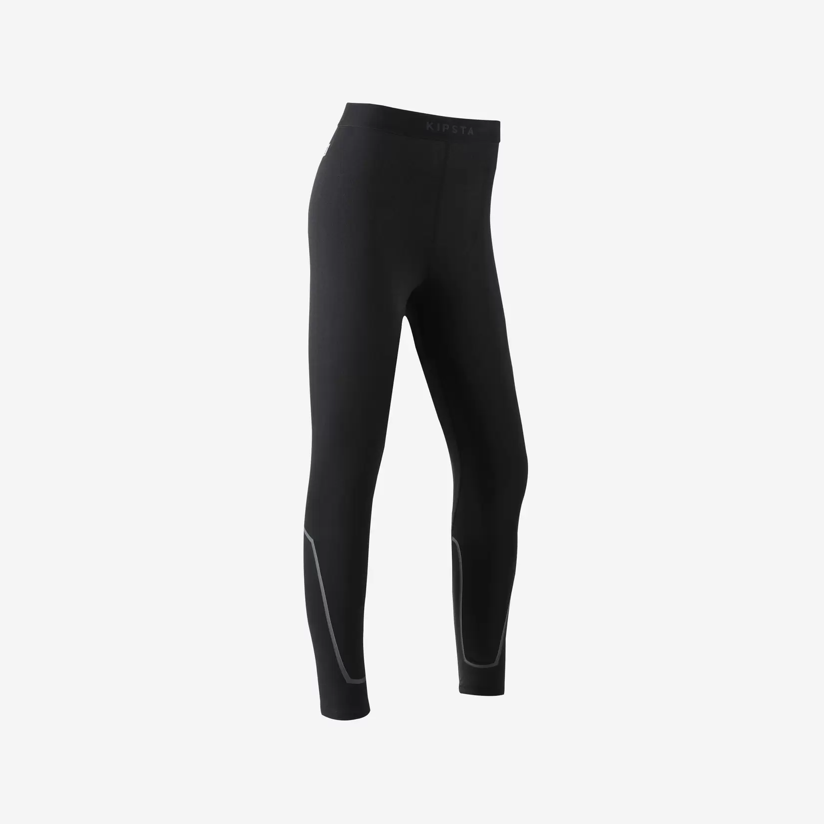 Kids' Thermal Tights Keepcomfort 100 - Black offers at $18 in Decathlon