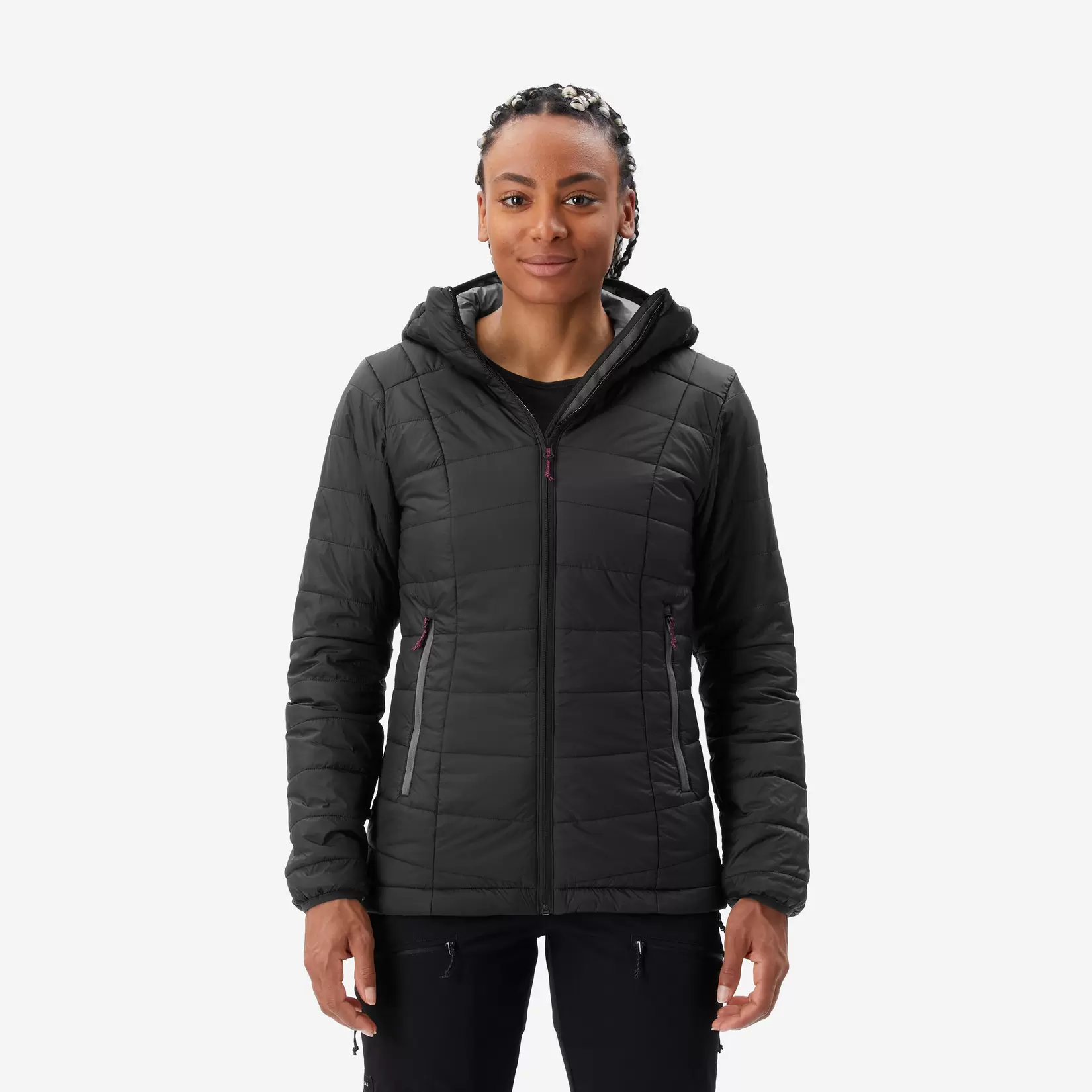 Women’s Padded Winter Jacket – MT 100 Black offers at $60 in Decathlon