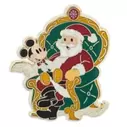 Mickey Mouse and Santa Claus Holiday Pin 2024 – Limited Release offers at $17.99 in Disney Store