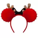 Minnie Mouse Reindeer Holiday Ear Headband for Adults by BaubleBar offers at $44.99 in Disney Store