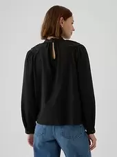 Embroidered Eyelet Top offers at $69.99 in Gap