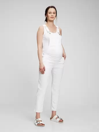 Maternity Denim Overalls offers at $39.99 in Gap