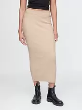 CashSoft Rib Maxi Sweater Skirt offers at $49.99 in Gap