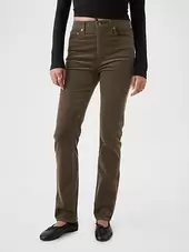 High Rise Corduroy Vintage Slim Pants offers at $84.99 in Gap