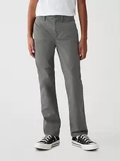 Kids Uniform Straight-Fit Stretch Khakis offers at $34.99 in Gap