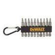 DeWalt #2 Squre Bit Carabiner Clip 10pc offers at $4.97 in KMS Tools