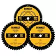 DeWalt Pack of Circular 12" Saw Blades - 1 x 80 TH and 2 x 40 TH - Pack of 3 offers at $69.95 in KMS Tools