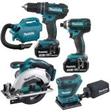Makita 18V 2x3.0Ah LXT 5 Tool Combo Kit offers at $369.97 in KMS Tools