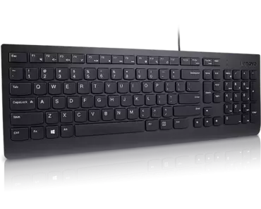 Lenovo Essential Wired Keyboard (Black) - US English offers at $15.99 in Lenovo