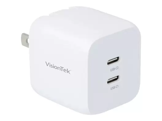 VisionTek 35W GaN II Power Adapter with 2 Output Connectors - White offers at $60.79 in Lenovo