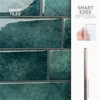 Smart Tiles Medina Metro Style Adhesive Backsplash Tiles - Green - Resin - 11.56 x 8.38-in - 4-Pack offers at $16.92 in Lowe's