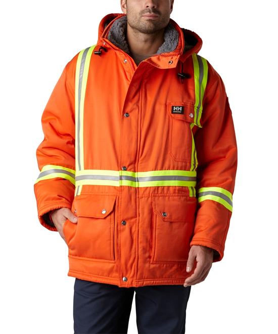 Helly Hansen Workwear Men's Weyburn Water Repellent Parka Jacket With CSA Tape - Navy offers at $449.99 in Mark's