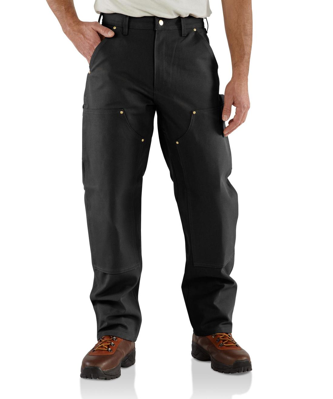 Men's Firm Duck Rugged Utility Loose Fit Double Front Dungaree Work Pants offers at $109.99 in Mark's