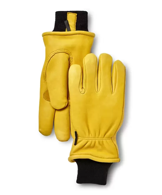 Aggressor Men's Goatskin Driver Insulated Gloves with Storm Cuffs - Gold offers at $26.99 in Mark's