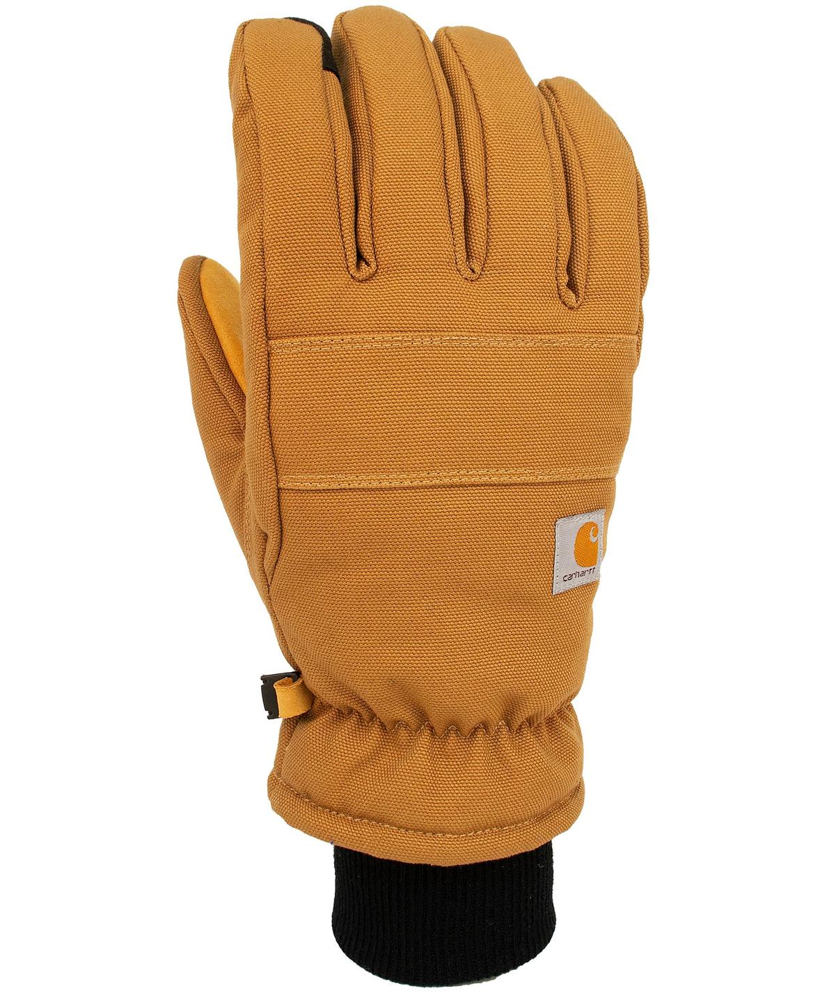 Carhartt Men's Ultra Soft Insulated Fast Dry Synthetic Leather Work Gloves - Carhartt Brown offers at $44.99 in Mark's