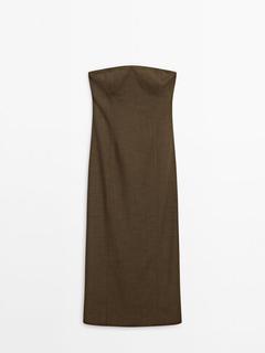 Strapless dress - Studio offers at $279 in Massimo Dutti