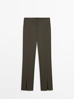 Trousers with vent detail - Studio offers at $219 in Massimo Dutti