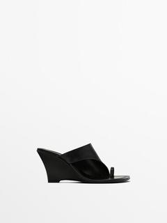 Heeled wedges - Limited Edition offers at $279 in Massimo Dutti