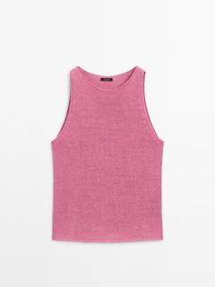 Knit top with crew neck offers at $129 in Massimo Dutti