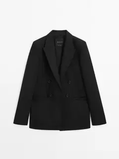 100% wool twill blazer offers at $329 in Massimo Dutti