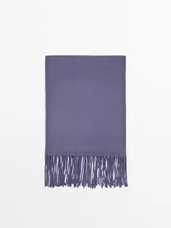 100% wool scarf with fringing offers at $99.9 in Massimo Dutti