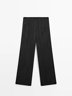 Flowing wide-leg trousers offers at $169 in Massimo Dutti