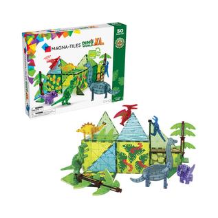MAGNA-TILES Dino World XL 50-Piece Magnetic Construction Set, The ORIGINAL Magnetic Building Brand offers at $151.99 in Mastermind Toys