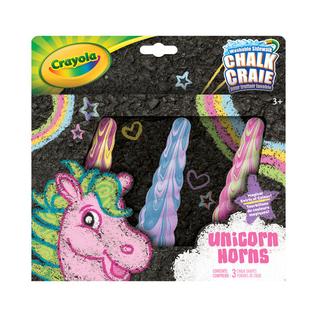 Crayola Sidewalk Chalk Unicorn Horns 3pk offers at $4.79 in Mastermind Toys