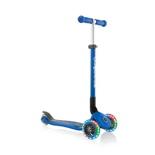 GLOBBER PRIMO FOLDABLE LIGHTS Scooter - Navy Blue offers at $99.99 in Mastermind Toys