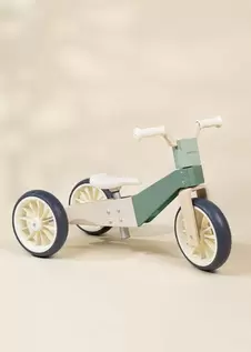 Coco Village Seafoam 3-in-1 Wooden Balance Bike offers at $99.99 in Mastermind Toys