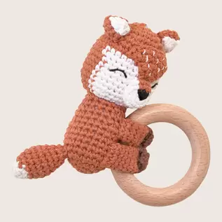 Rise Little Earthling Animal Rattle - Fox offers at $13.2 in Mastermind Toys