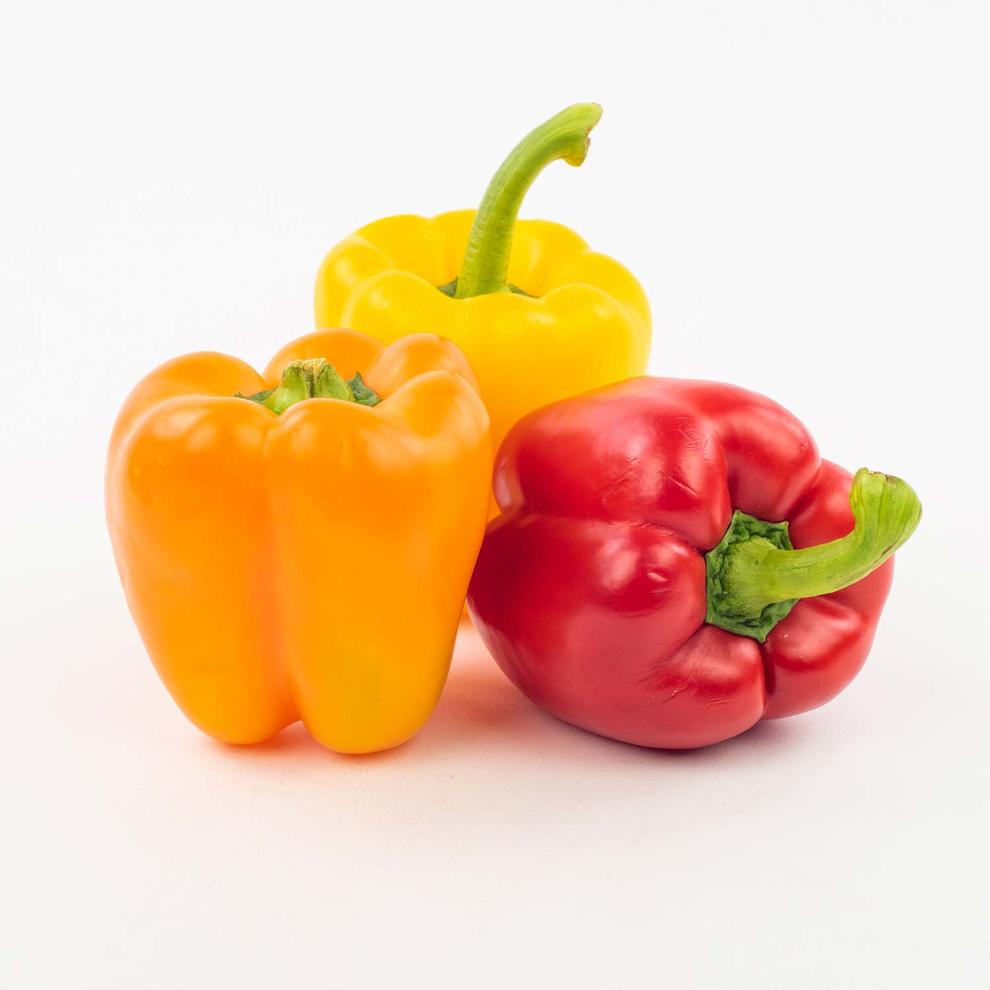 Color mix XL bell peppers offers at $5.49 in Mayrand