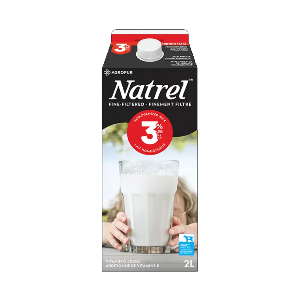 3.25% Fine-filtered Milk 2 L offers at $5.49 in Mayrand