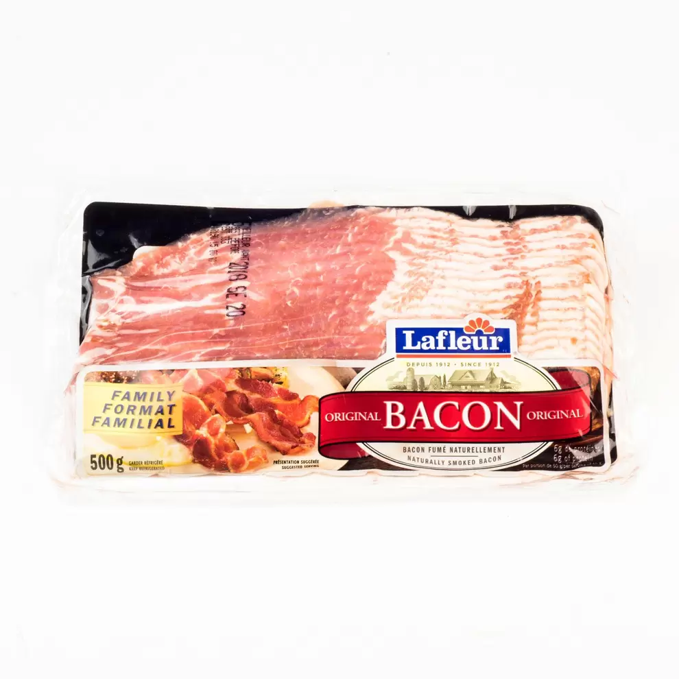 Sliced Bacon 500 g offers at $7.69 in Mayrand