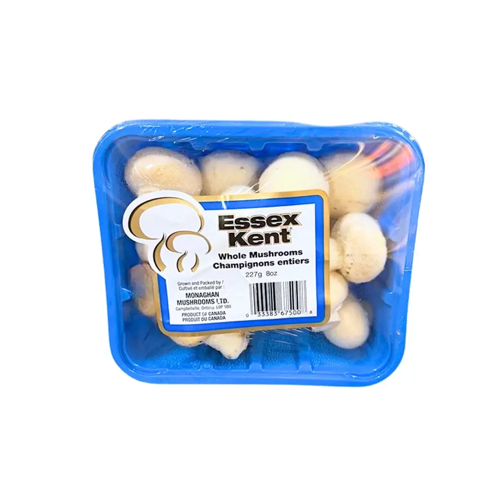 White mushrooms 227 g offers at $2.99 in Mayrand