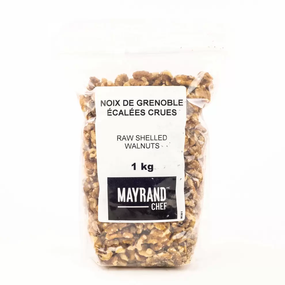 Raw Shelled Walnuts 1 kg offers at $13.99 in Mayrand